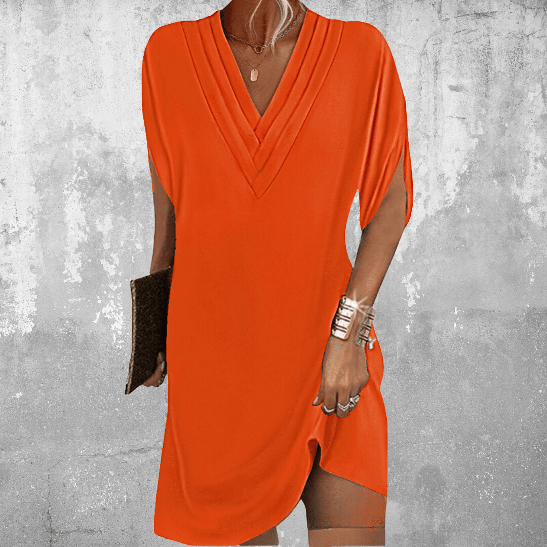 Amelia™ | Elegant Tummy Covering Mini Dress