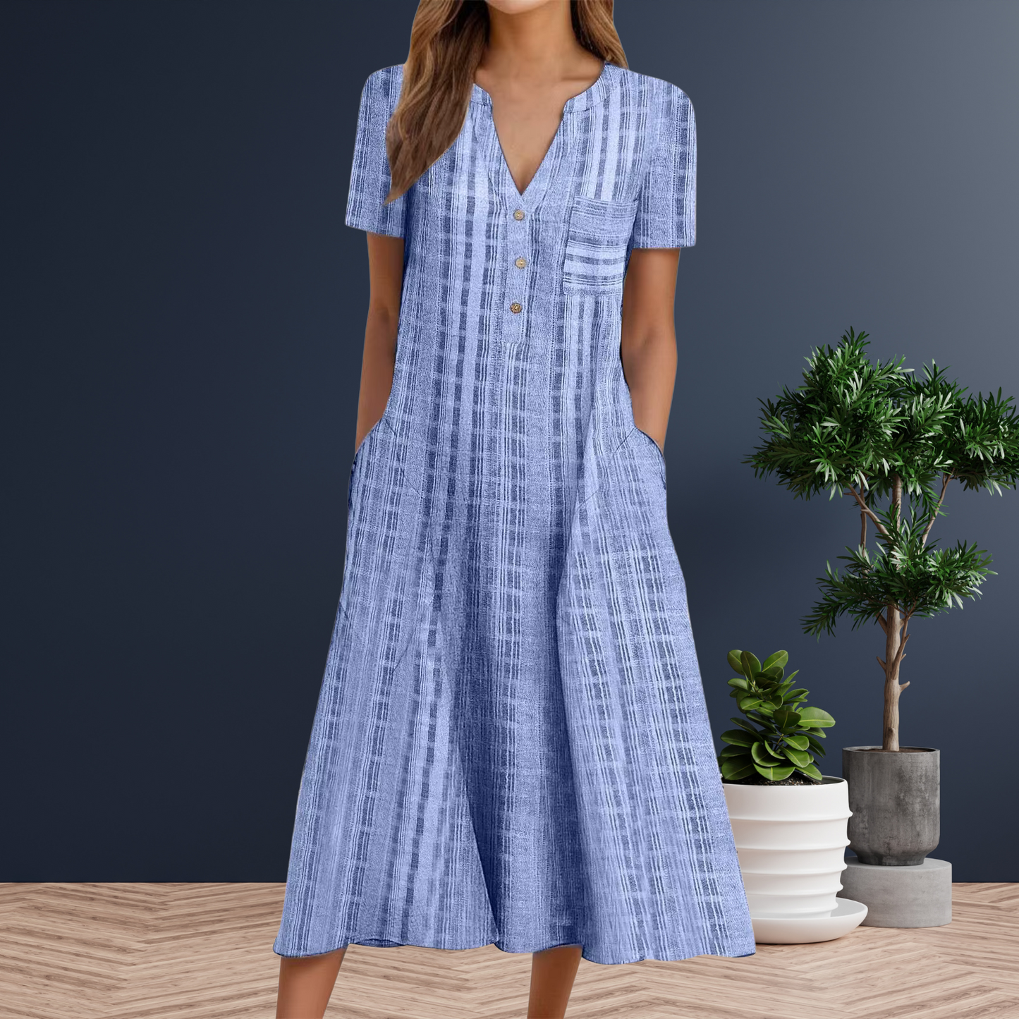 Jenna™ | Elegant Summer Midi Dress