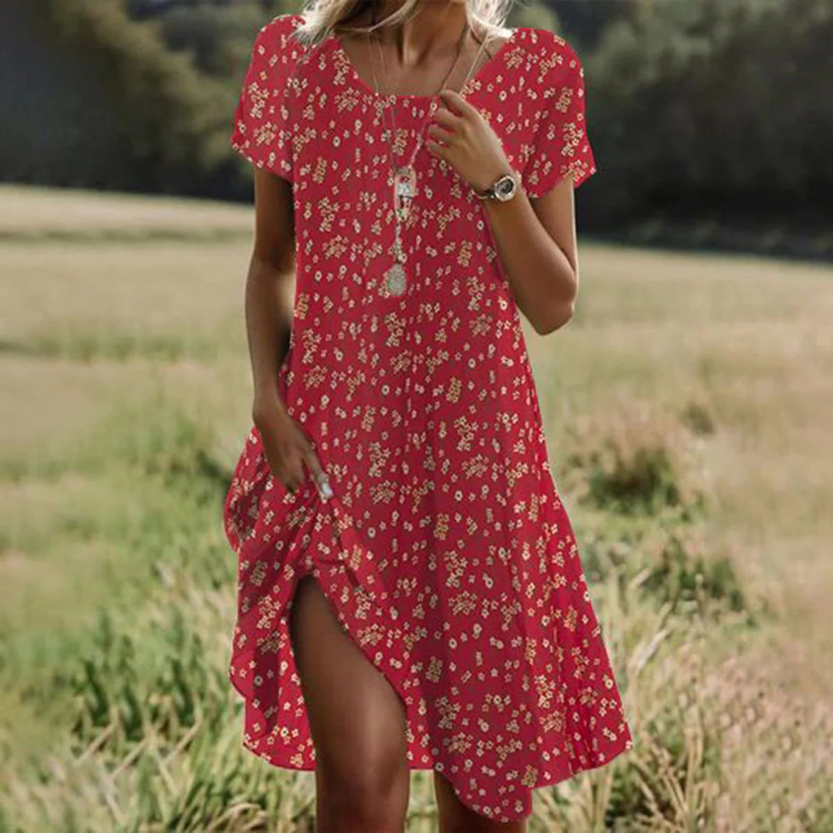 Ella™ | Classic Midi Dress