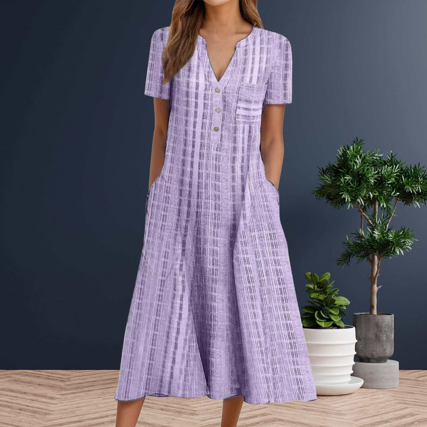 Jenna™ | Elegant Summer Midi Dress